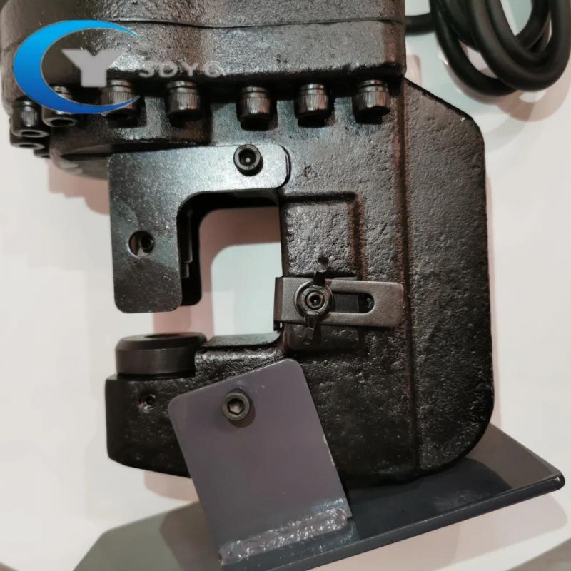 Handheld Electric Hydraulic Metal Hole Punching Machine Electrical Portable Steel Hole Puncher Eyelet Hole Punch for Steel Plate or Box Iron