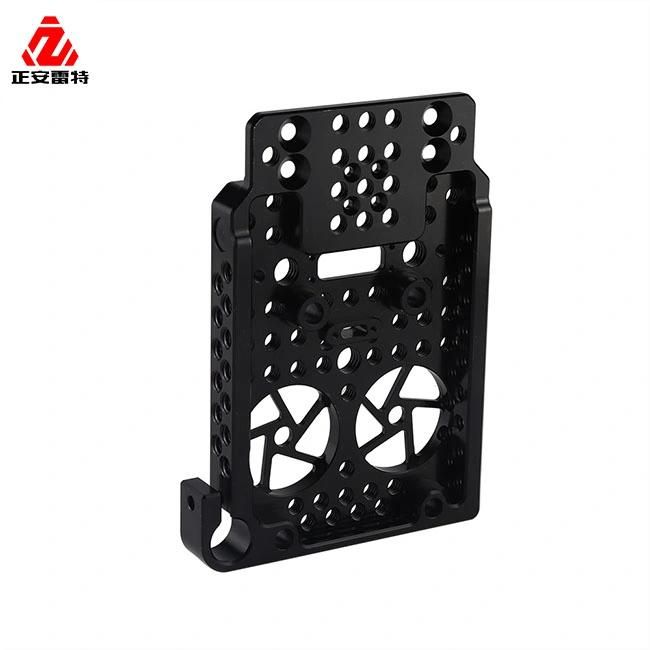Customized CNC Milling Machined Aluminum Sliver Anodized Part for Sound Equipment Accessories Enclosure Part