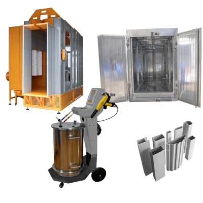 Electrostatic Powder Painting Coat Spray Equipment for Aluminum Profiles