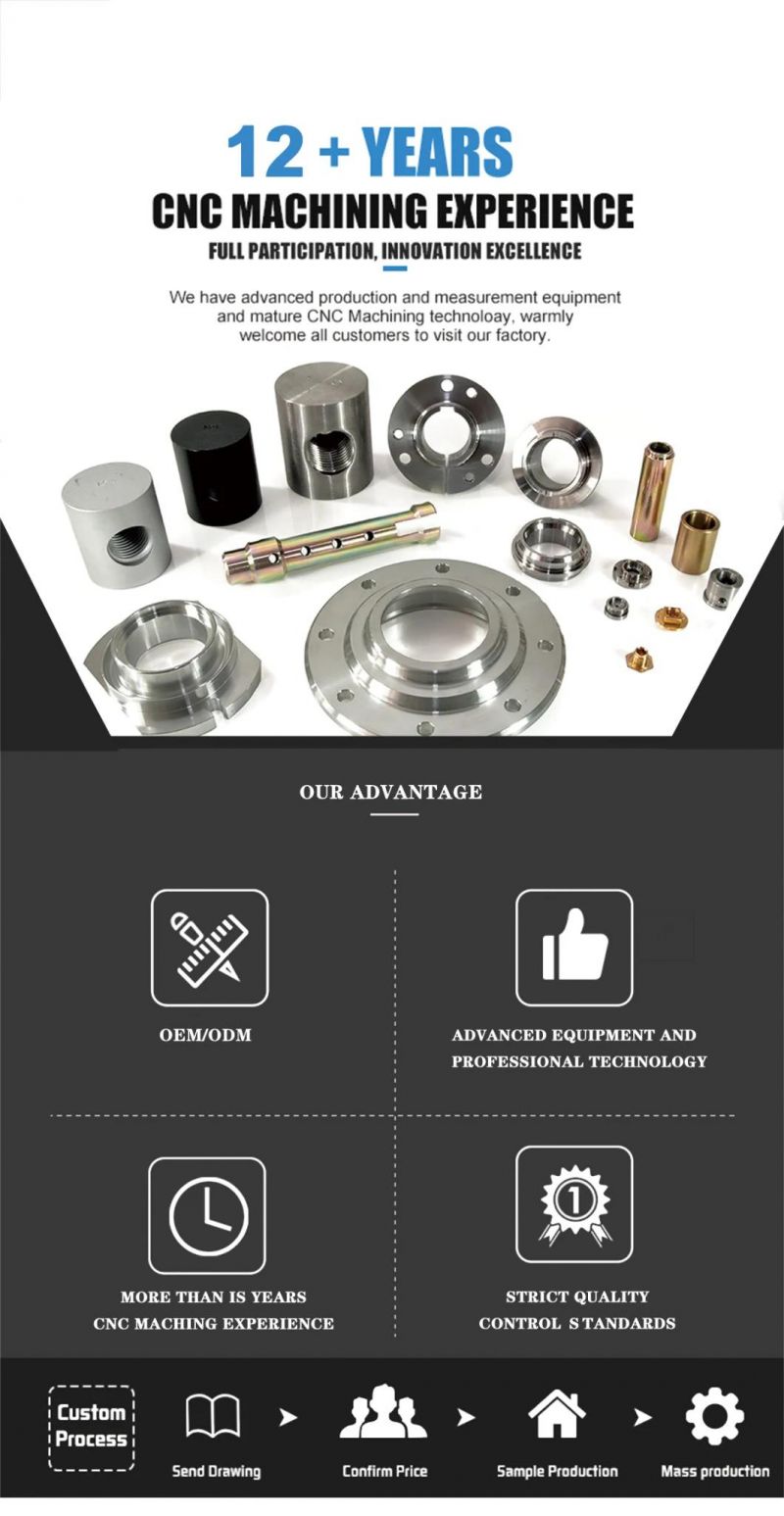China Manufacturer Turning 2/3/4/5-Axis Anodize Parts Electroplate Parts  Spare CNC Machining Part for Valve Parts