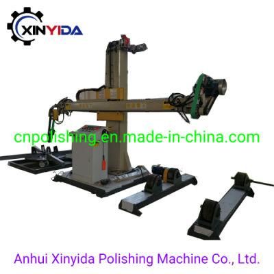 Factory Price Automatic 2-in-1 Metal Polishing and Buffing Machine for Vessel Manufact of Beaverage Industry