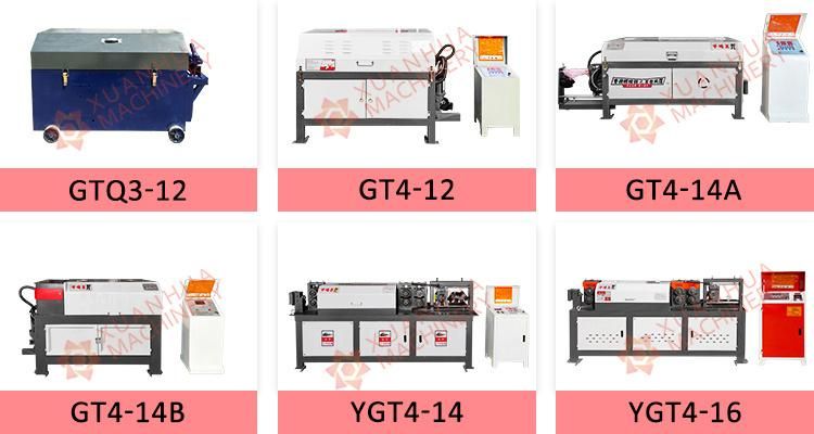 High Quality Steel Bar Rebar Cut off Straightening Straight Machine