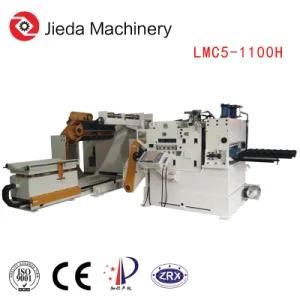 Thick Coil Fully Automatic 3In1 Metal Roller Servo Feeder Straightener Uncoiler With Hydraulic Shearing Machine