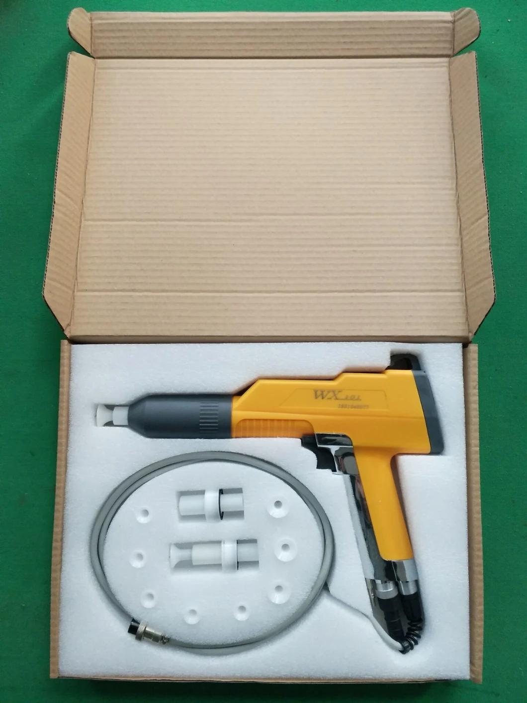 High Output Manual Powder Coating Spray Gun for Wood Plastic and Metal Substrate