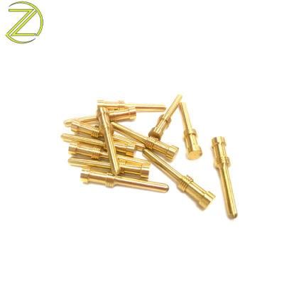 China CNC Solid Round Metal Pins Stainless Steel Threaded Dowel Pin