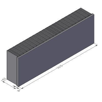 Aluminum Heatsink for Inverter and Control Cabinet and Svg and Apf and Electronics and Power and Welding Equipment