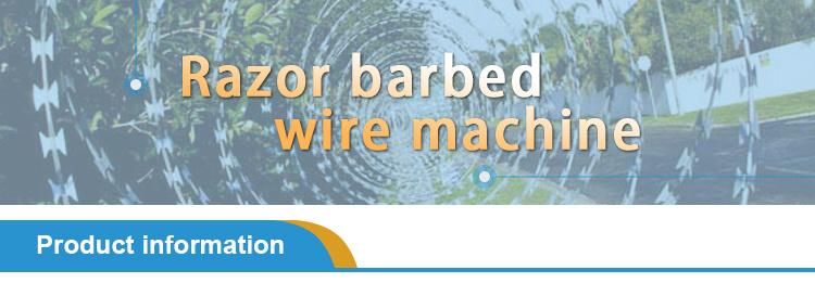 Razor Wire Machine of Made in China with Fast Speed