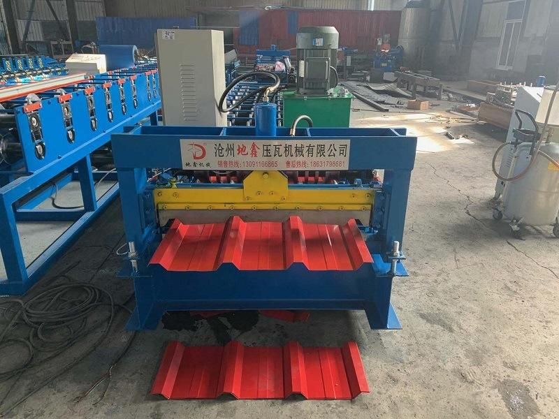 Mtal 840 Trapezoidal Auto Roofing Panel Steel Sheet Roll Forming Machine