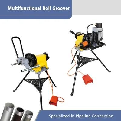 Factory Price, Manual Operater Light Weight Roll Groover 1 1/4&quot;-6&quot; (GC02+SQ50D Drive) /Grooving Machine/Factory Customized