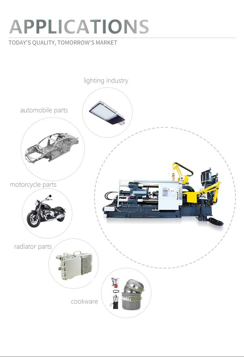 Computer PLC Control Cold Chamber Die Casting for Motor Machine