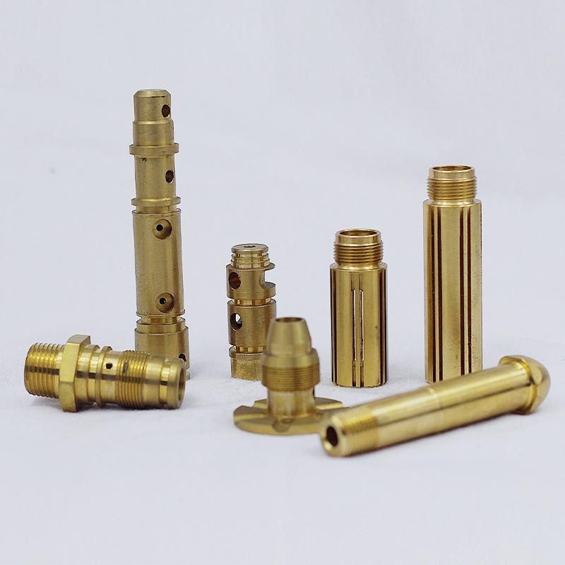 Customized CNC Machining Non-Standard Brass Parts Thread Push in Hose Barb Brass Pipe Fitting Hose Adaptor