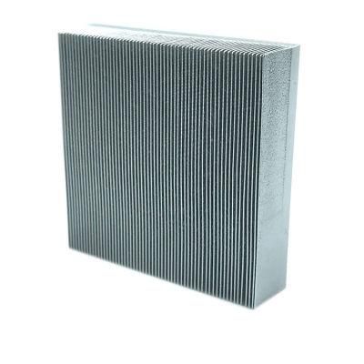 High Power Dense Fin Aluminum Heat Sink for Apf and Svg and Radio Communications and Inverter and Electronics and Power and Welding Equipment
