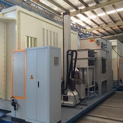 China Electrostatic Manual Powder Coating Spray Booth for Lamp Post