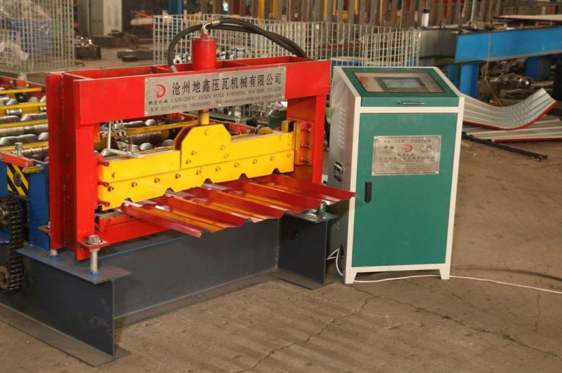 Automatic Trapezoid Metal Roof Ibr Sheet Roll Forming Machine