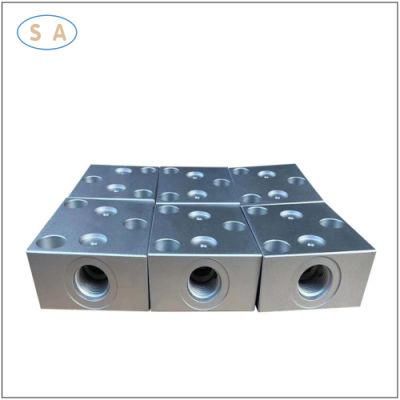 OEM Metal CNC Machining Control Valve Oil Circuit Block