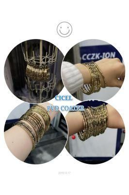 Horizontal Glass Bangles PVD Small Machine From Cicel