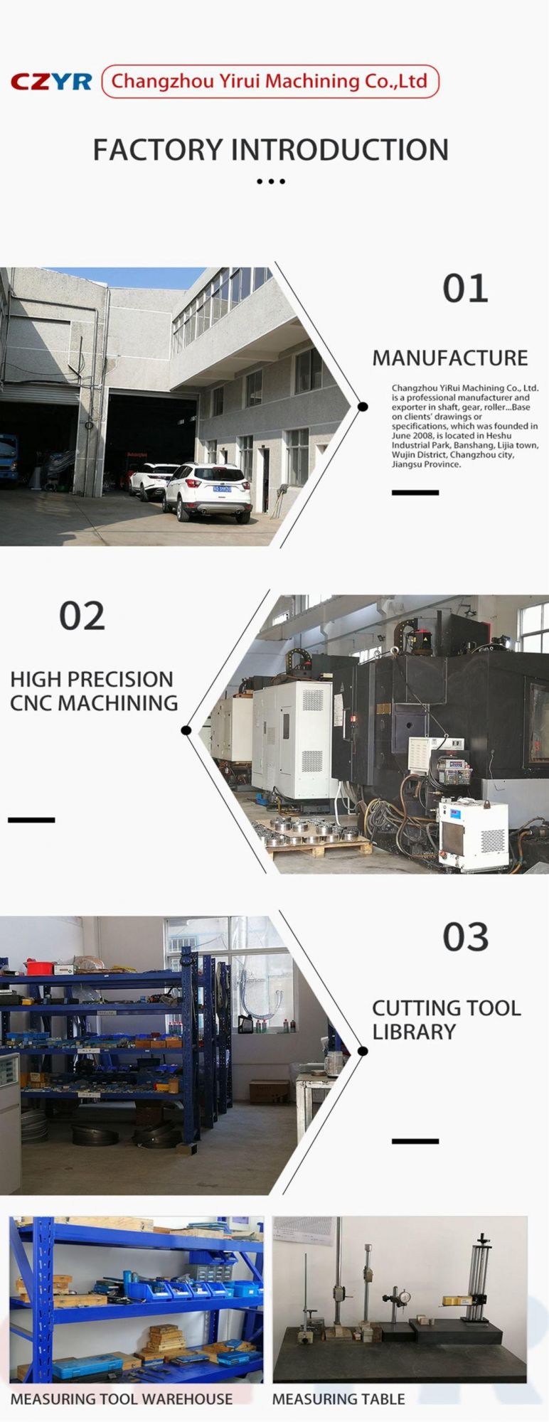 CNC Machine Various Motor Shaft Gear Shaft Rotating Shaft