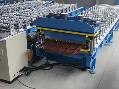 High Speed PPGI Color Steel Roof Tile IBR Sheet Forming Machine