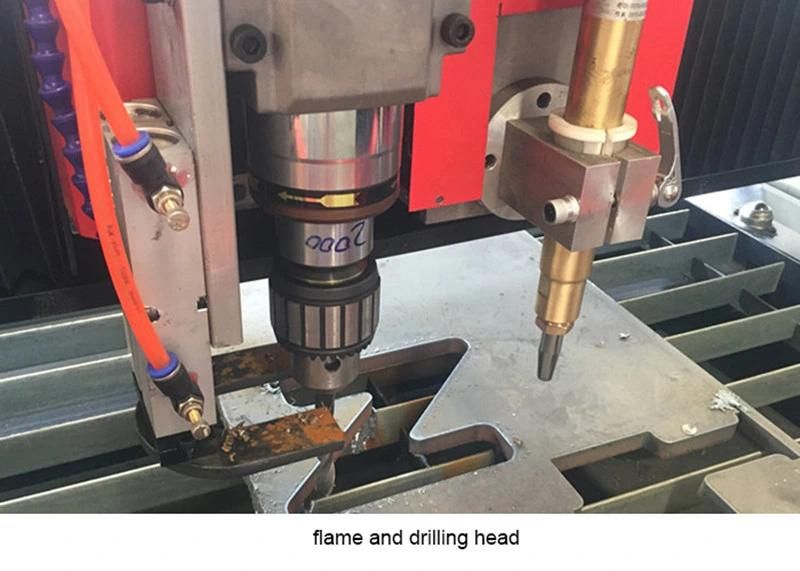 CNC Drilling and Cutting Machine Plasma Cutting with Drilling Plasma Cutter Head Plasma Cutting with CE