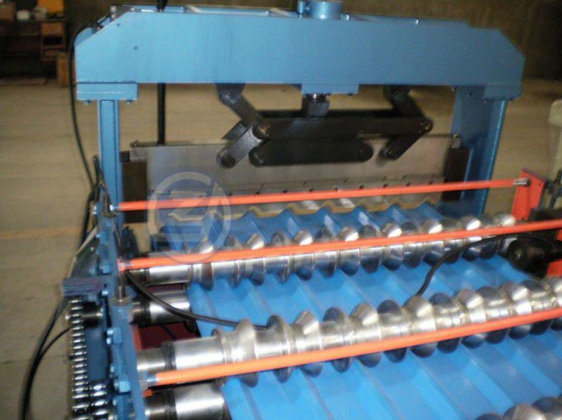 Aluminium Corrugated and Ibr Corrugated Metal Roof Sheet Roof Panel Roll Forming Machine with ISO9001/Ce/SGS/Soncap
