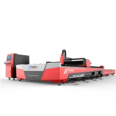 4000X2000mm Sheet Metal Fiber Laser Pattern Cutting Machine with Exchange Table