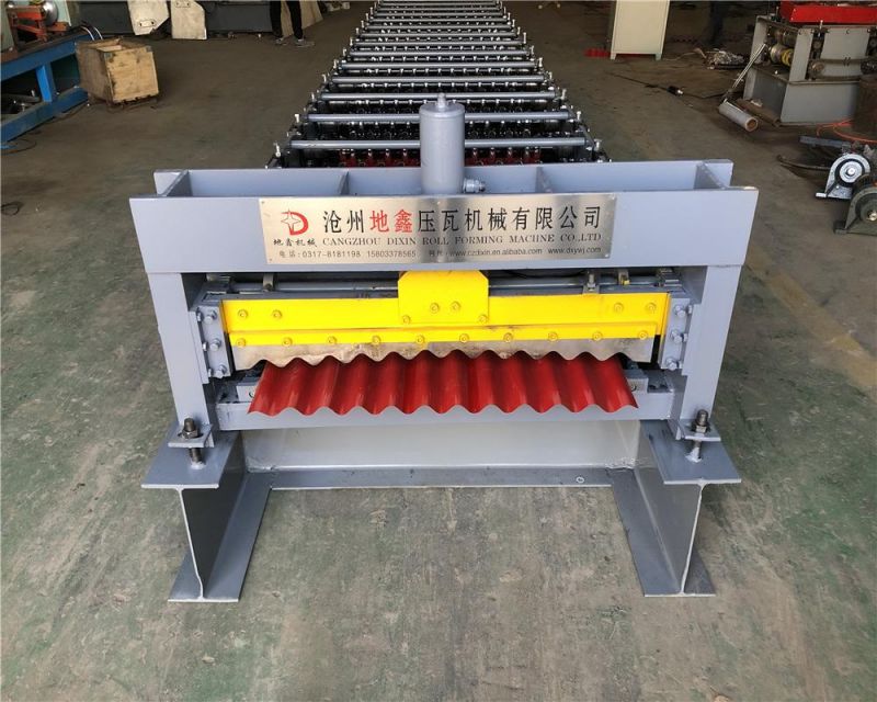 Color Steel Tile Corrugated Sheet Roll Forming Machine