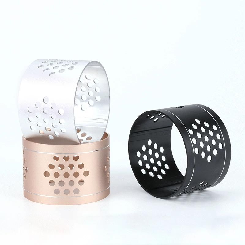 CNC Machined Colourful Anodized Aluminum Flashlight Cover Housing