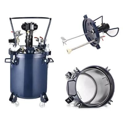 Capacity 30L Spray Paint Air Pressure Pot Tank with Automatic Mixing Agitated