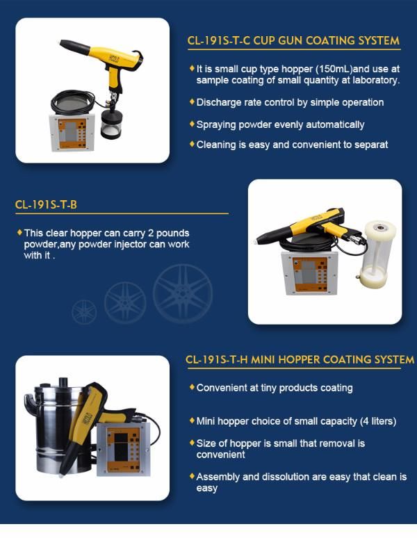 New Trolley Model Intelligent Electrostatic Manual Powder Coating Spray Equipment