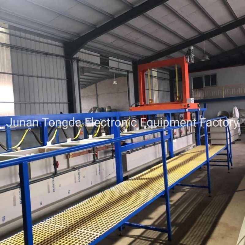 Tongda11 Automatic Production Electroplating Line for Copper Metal Plating Machine