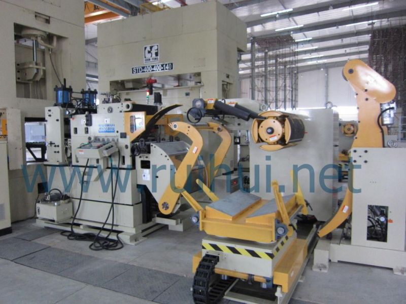 Customized Material Width High Yield Strength Servo Straighten Uncoiler Feeder Machine