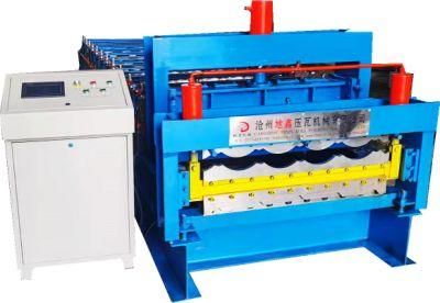 Double Layer Glazed Corrugated Roof Tile Forming Machine