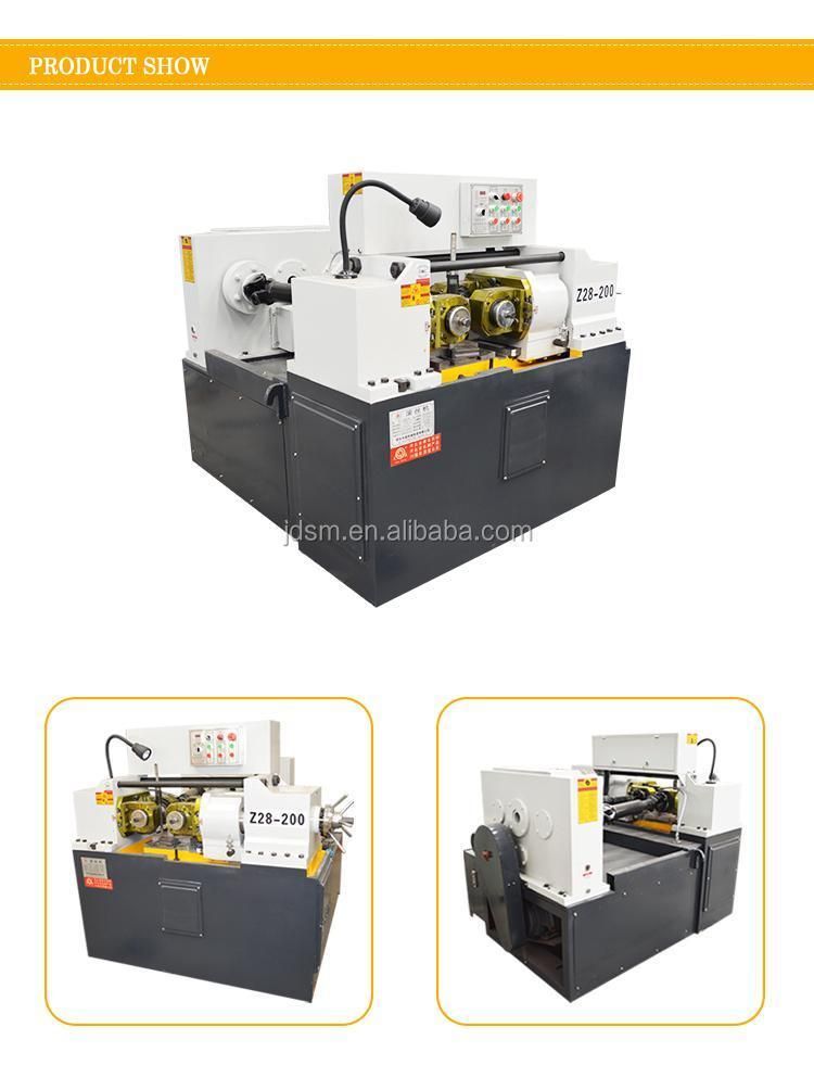 Automatic Steel Bar Screw Thread Rolling Machine Z28-200 with CE