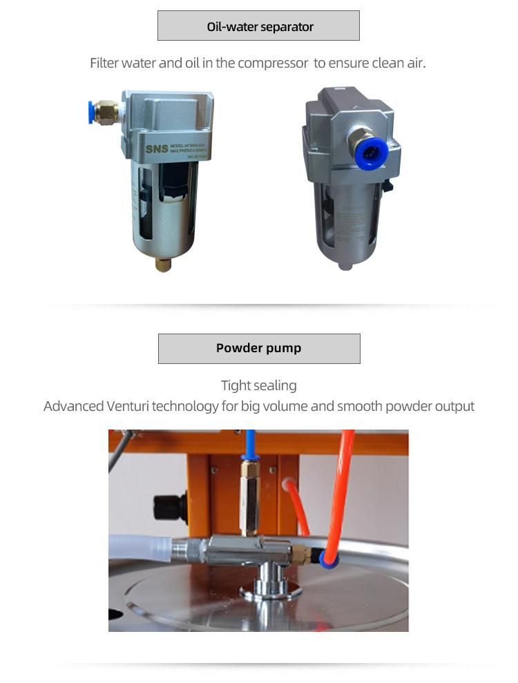 Manual Electrostaitc Powder Coating Equipment Powder Coating Gun for Aluminium Profile Aluminium Products