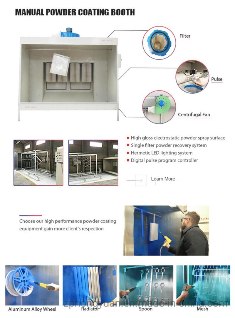 Powder Coating Equipment Spray Paint Booth with Curing Oven