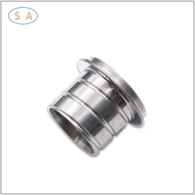 OEM Stainless Steel CNC Machining Reducer Hydraulic Piston Sleeve Guide Bushing