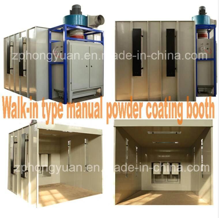 Manual Electrostatic Powder Coating Spray Booth