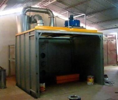 Manual Spray Booth Recovery Systems with Mono Cyclone
