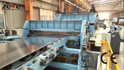 Color-Coated Plate/Aluminum/Stainless Steel Sheet Coil CNC Decoiler/Moving Cut to Length Line