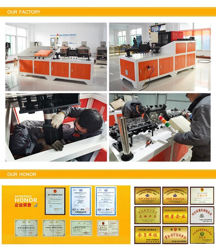 Architecture 2D CNC Metal Steel Wire Bending Forming Machine