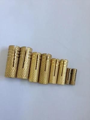 Custom Made CNC Machining Annular Knurl Brass Anchor