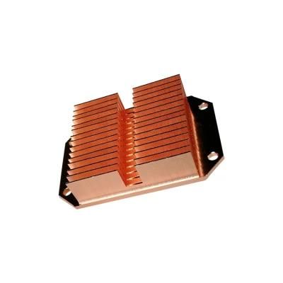 Copper Skived Fin Heat Sink for Svg and Apf and Inverter and Electronics