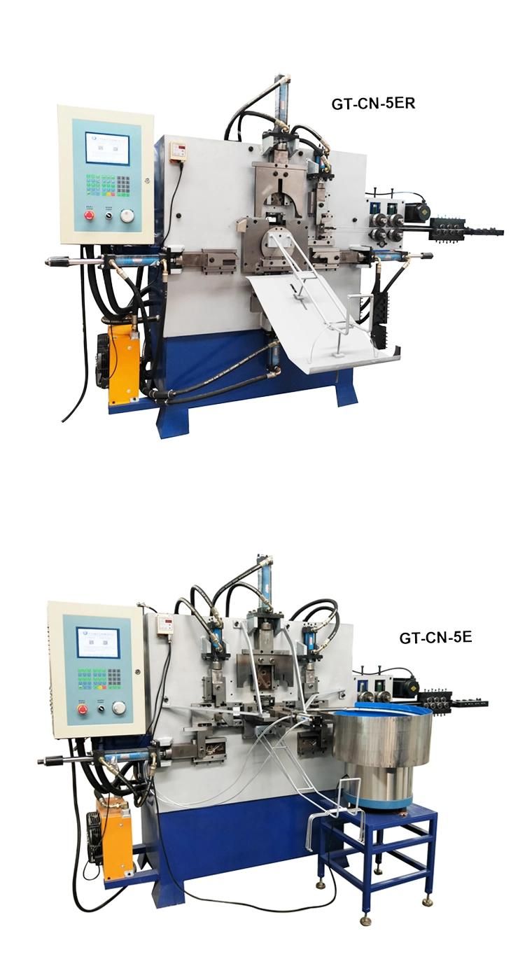 Bucket Handle Making Bending Machine with Free Wire Coiler