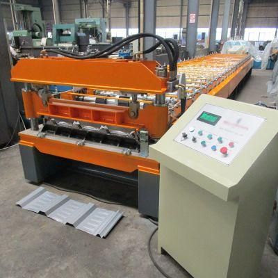 Automatic Easy Operation Galvanized Colored Steel Metal Roofing Sheet Cold Roll Forming Machine for Sale