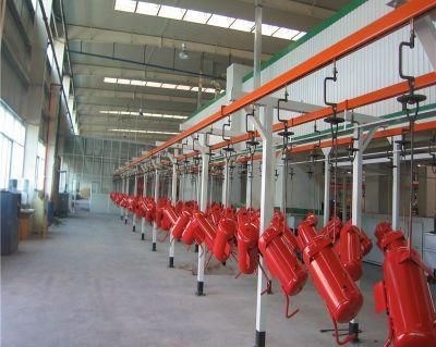 Steel Structure/Frames Powder Coating Production Line
