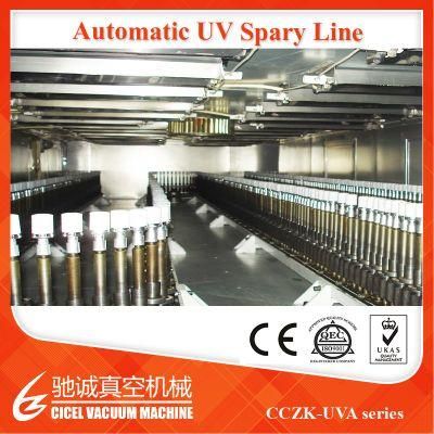 Automatic Plastic UV Varnish Spray Line Vacuum Coating Machine, Vacuum Coating Plant