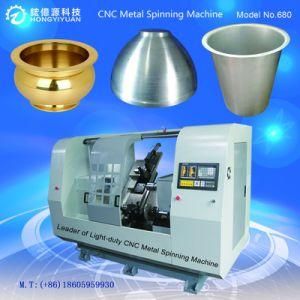 CNC Automatic Metal Spinning Machine with Latest Hongyiyuan Controller (680B-24)