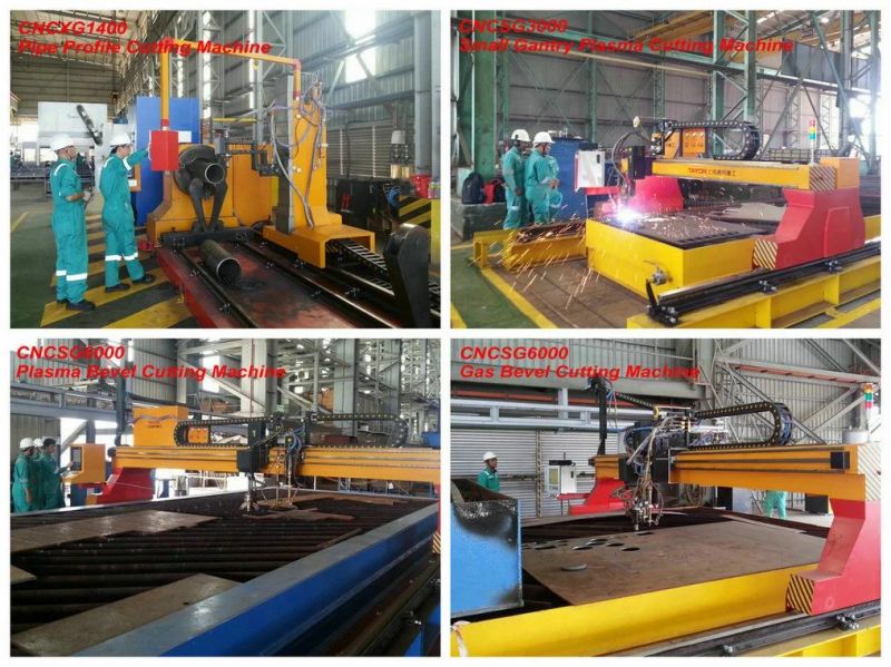 3D CNC Pipe Profile Plasma Bevel Cutter