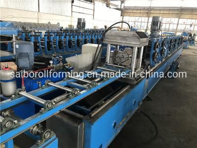 Total Power 90kw Z Purlin Roll Formimg Machine with Punching Stations
