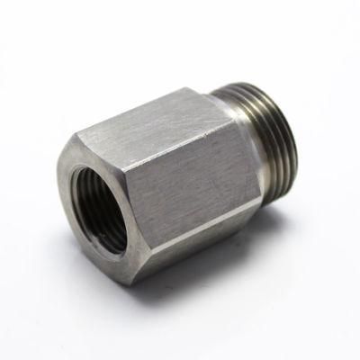 Hex Stainless Steel Machined Male and Female Threaded Reducing Bushing